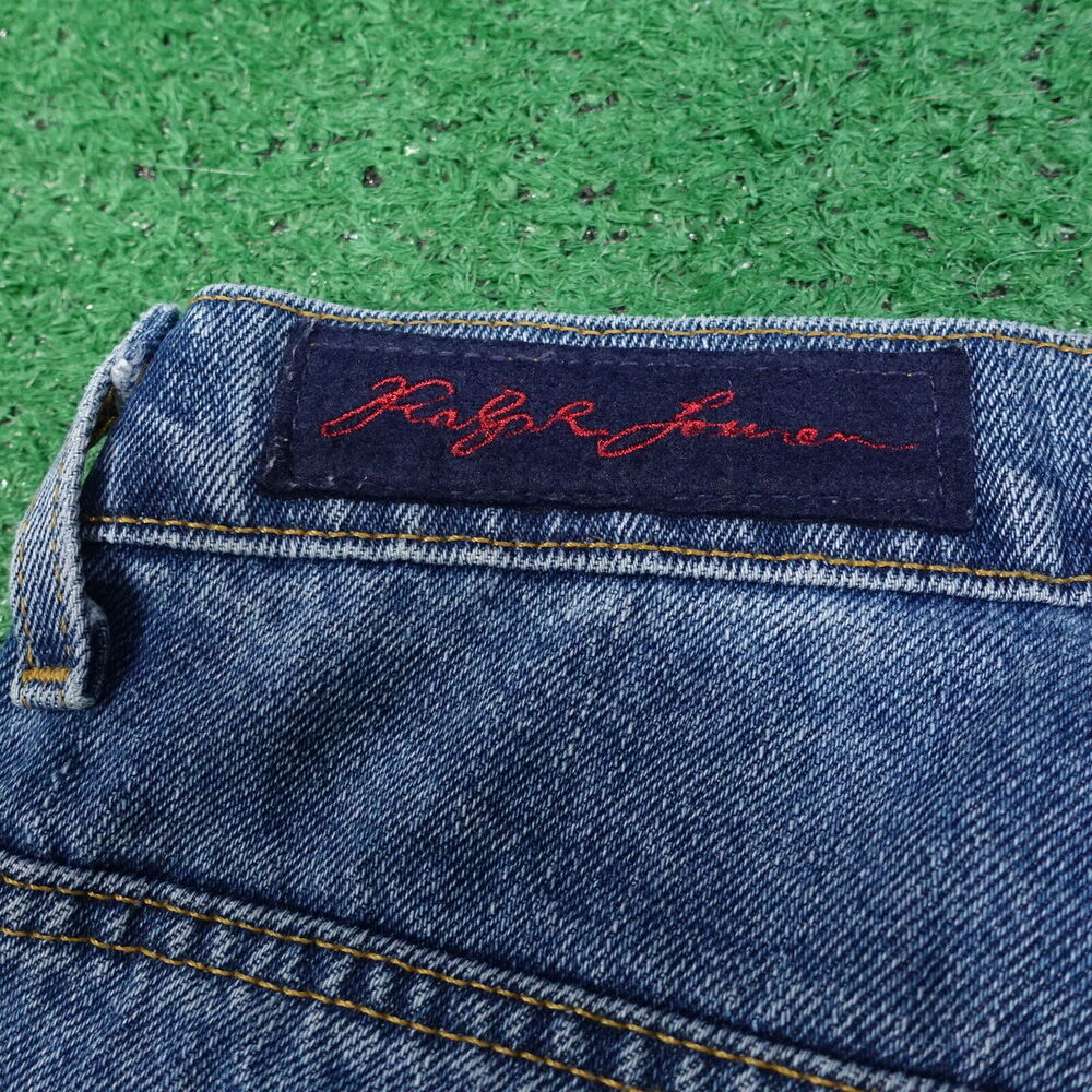 VINTAGE RALPH LAUREN POLO JEANS CO WIDE LEG BAGGY SKATER‎ JEANS MENS 38X30 - Picture 9 of 13